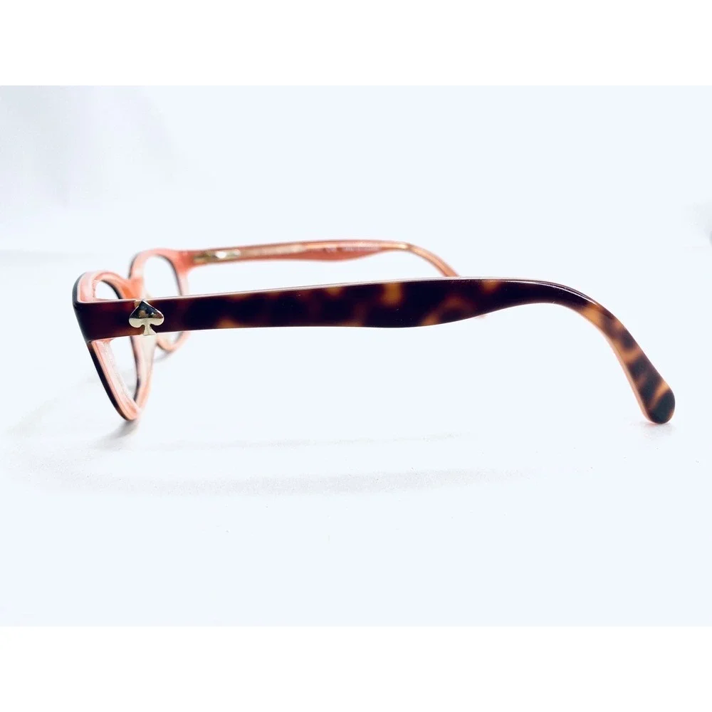 Kate Spade NY Tortoise Wayfarer Eyeglasses Pink Clear Brylie QTQ 50 16 135